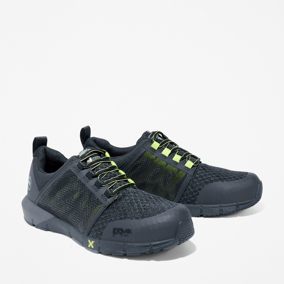Mens Radius Composite Toe Work Sneaker TBL Black HiVis ALT5
