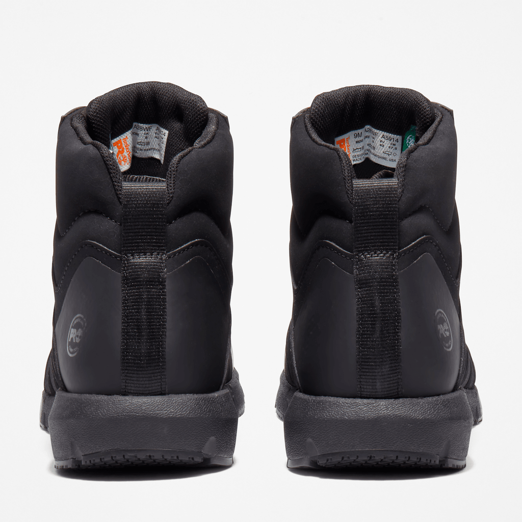 Mens Radius Composite Toe Work Sneaker TBL Black ALT5