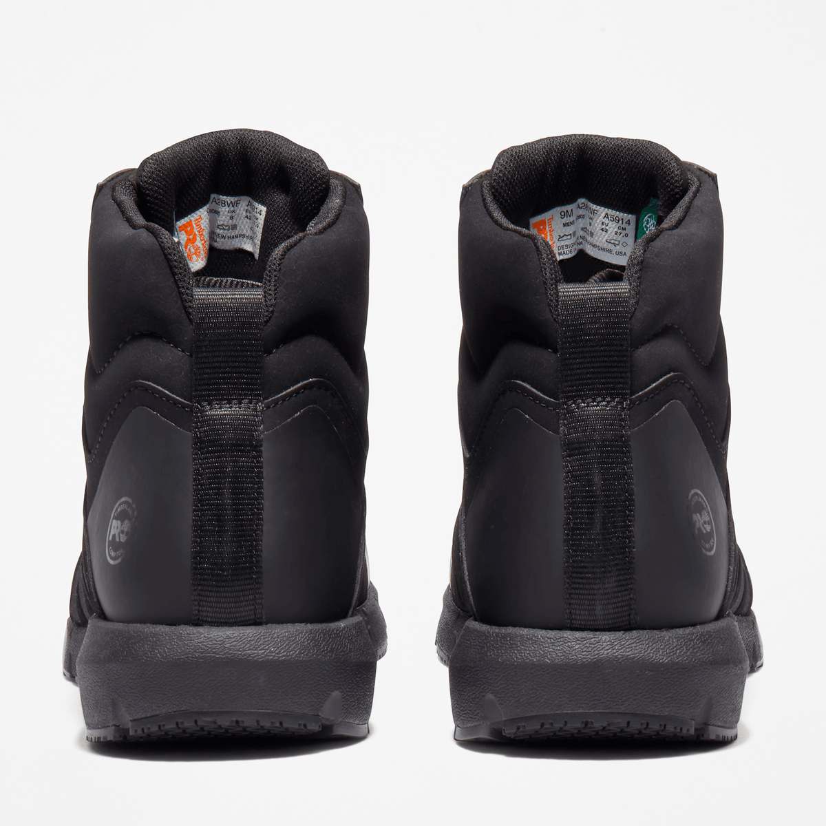 Mens Radius Composite Toe Work Sneaker TBL Black ALT5