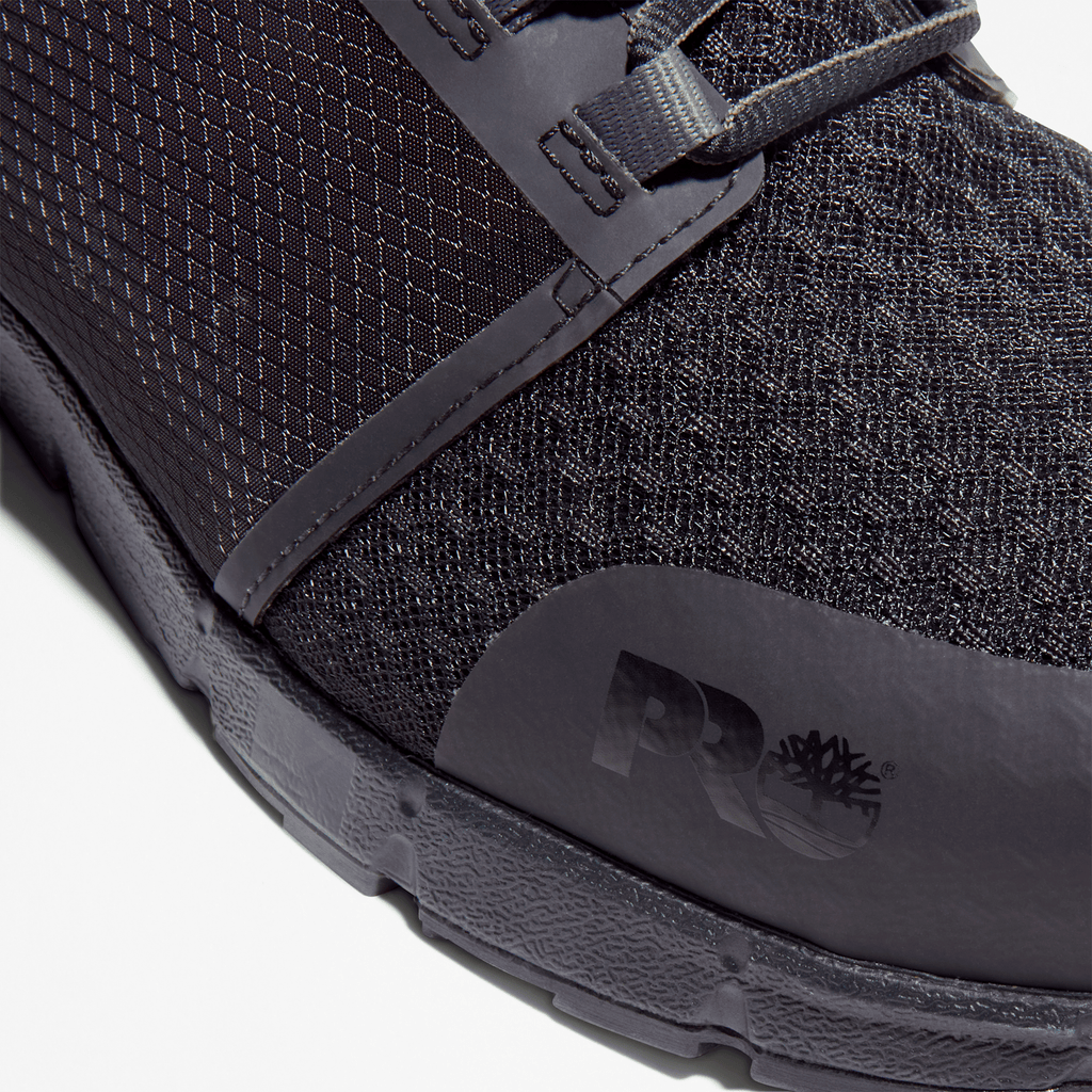Mens Radius Composite Toe Work Sneaker TBL Black ALT6