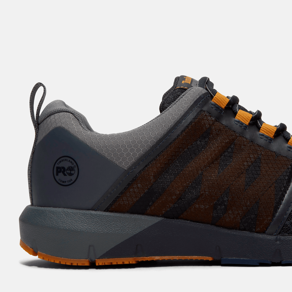 Mens Radius Composite Toe Work Sneaker TBL BlueCharcoal ALT7