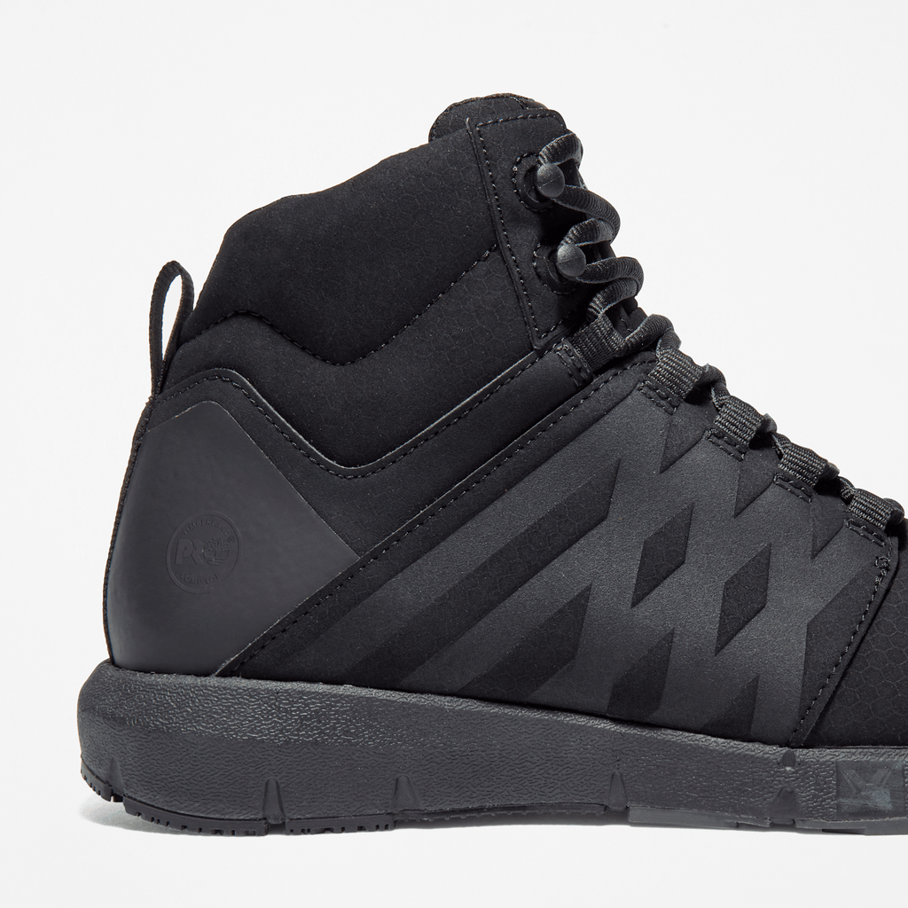 Mens Radius Composite Toe Work Sneaker TBL Black ALT7