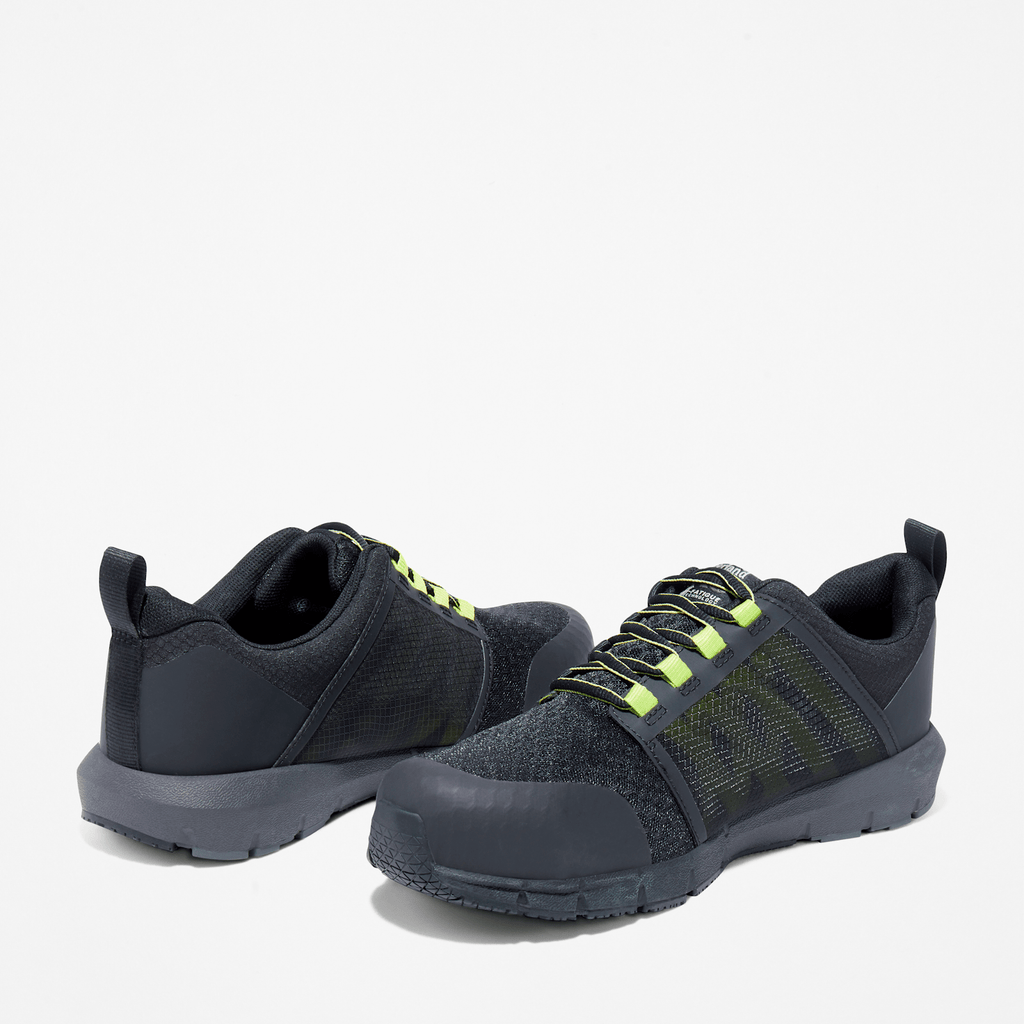 Mens Radius Composite Toe Work Sneaker TBL Black HiVis ALT8