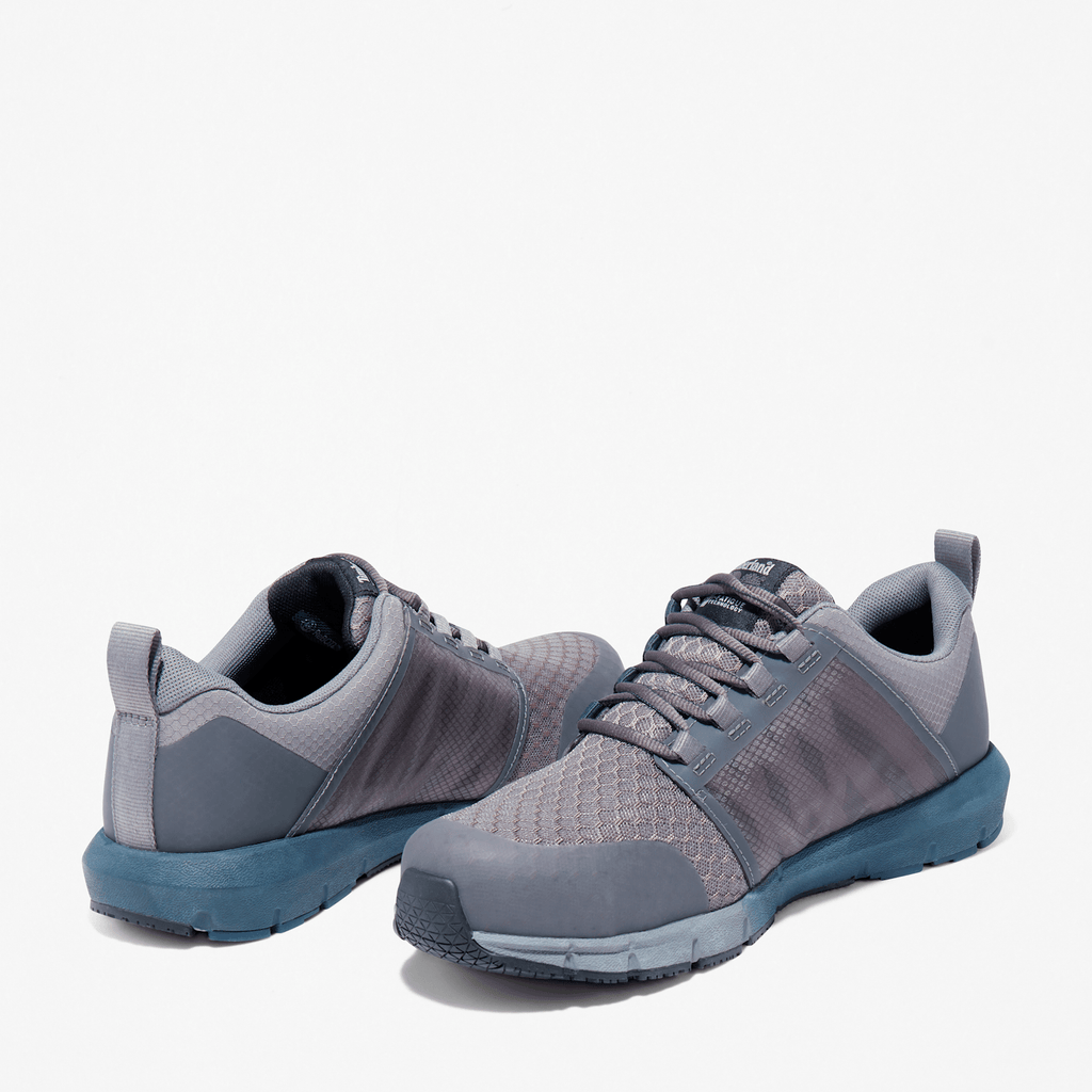 Mens Radius Composite Toe Work Sneaker TBL GreyNavy ALT8