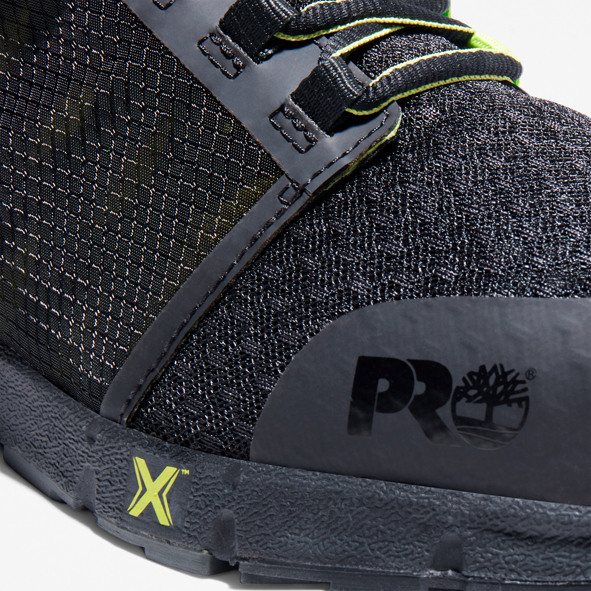Mens Radius Composite Toe Work Sneaker TBL Black HiVis ALT9