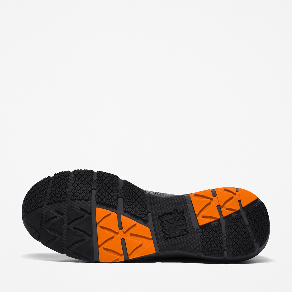 Mens Radius Composite Toe Work Sneaker TBL GreyOrange ALT4