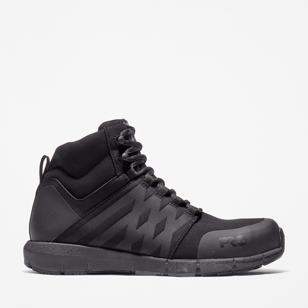 Mens Radius Composite Toe Work Sneaker TBL Black HERO