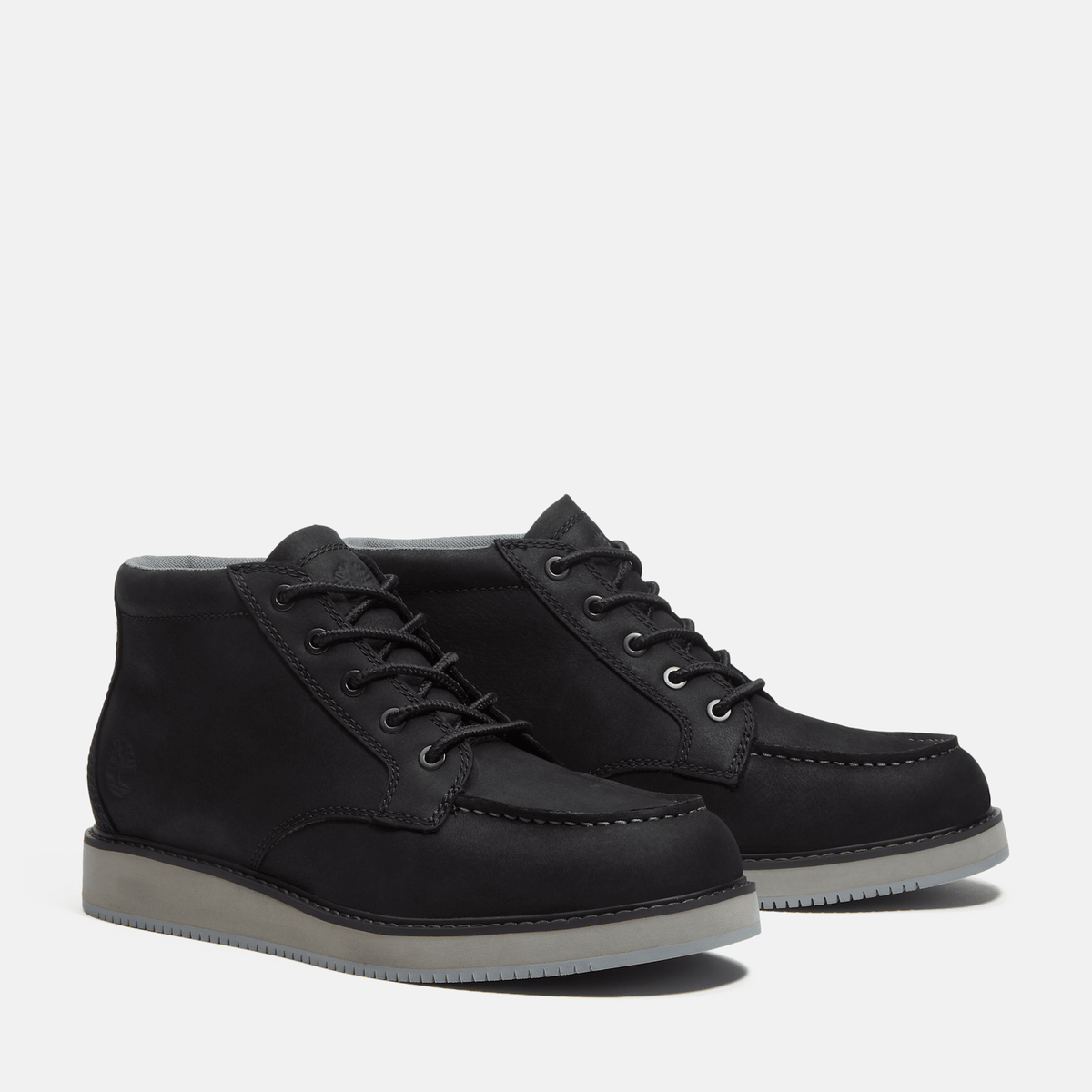 Mens Redwood Edge Moc Toe Chukka Boot TBL Black Nubuck ALT4