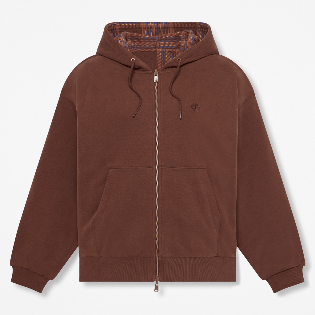Mens Reversible Hoodie TBL Chicory Coffee Brown HERO