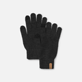 Mens Rib Knit Glove TBL Black HERO