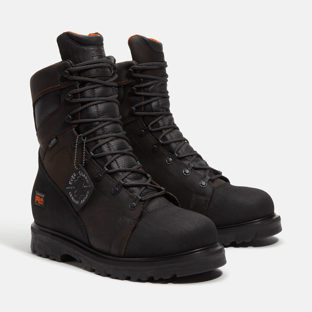 Mens Rigmaster 8 Steel Toe Waterproof Work Boot TBL Brown ALT4