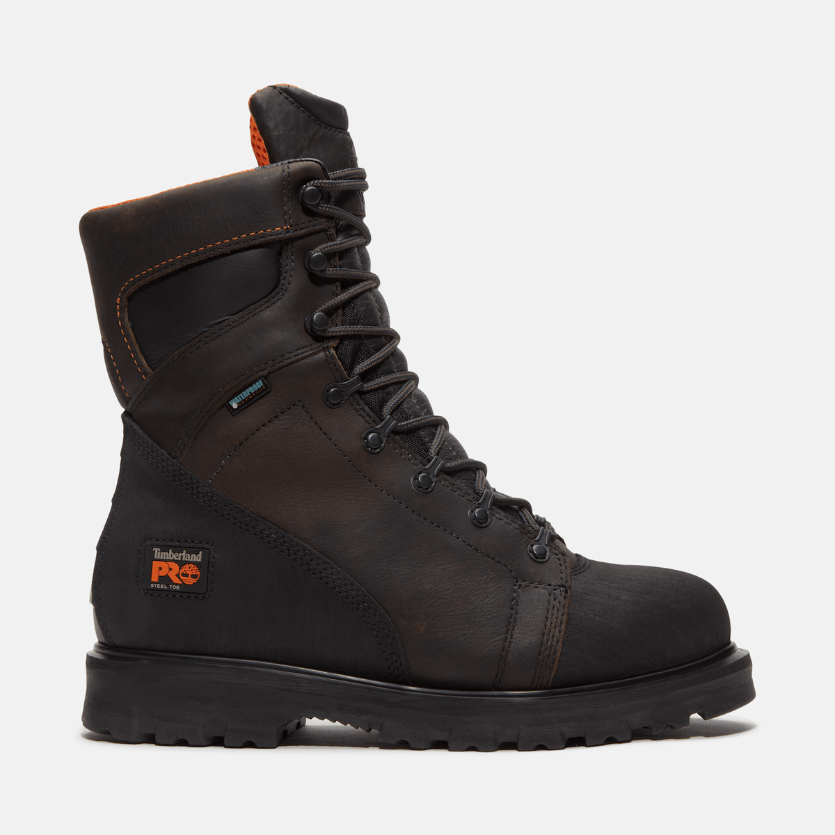 Mens Rigmaster 8 Steel Toe Waterproof Work Boot TBL Brown HERO