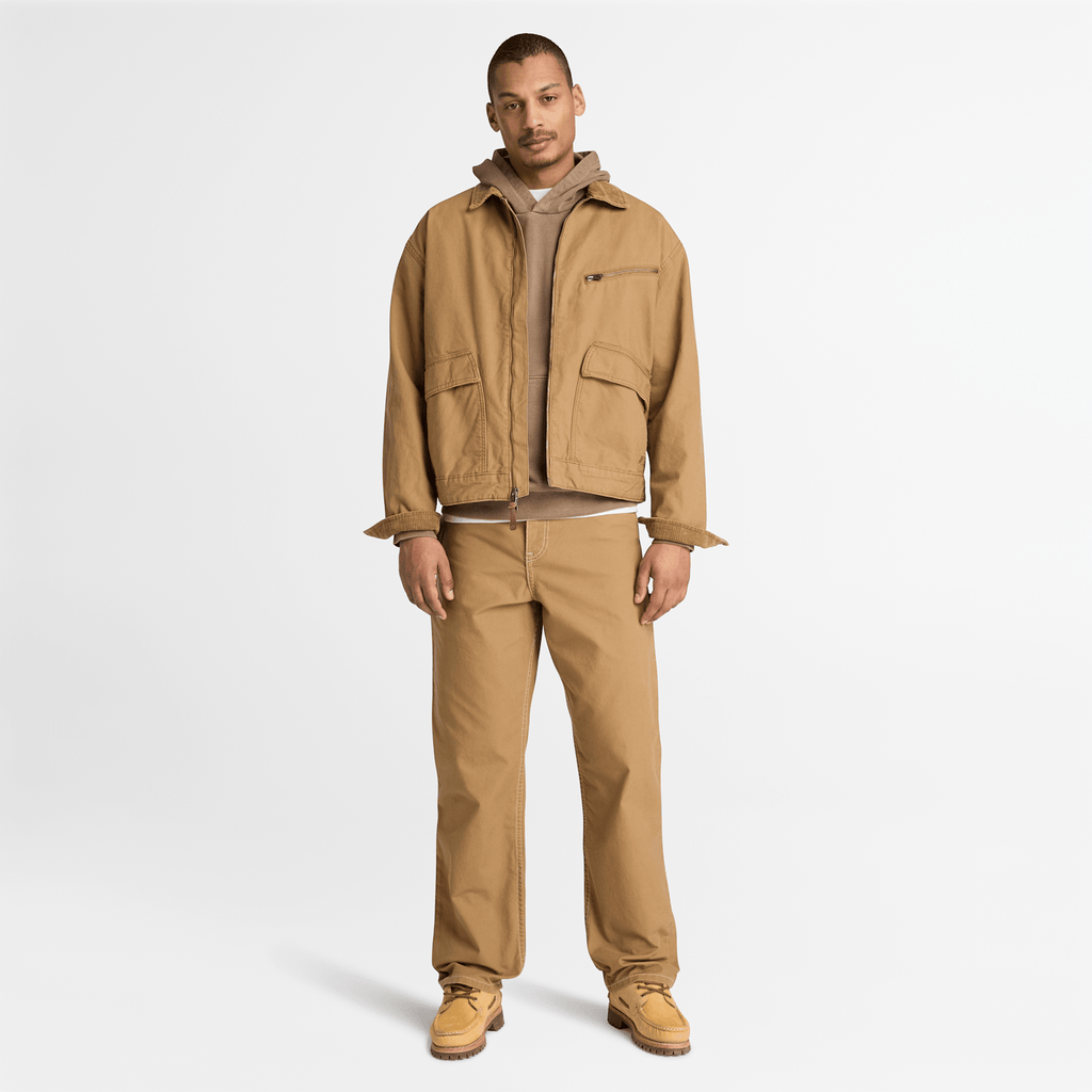 Mens Rindge Canvas Carpenter Pant TBL Medium Brown ALT2
