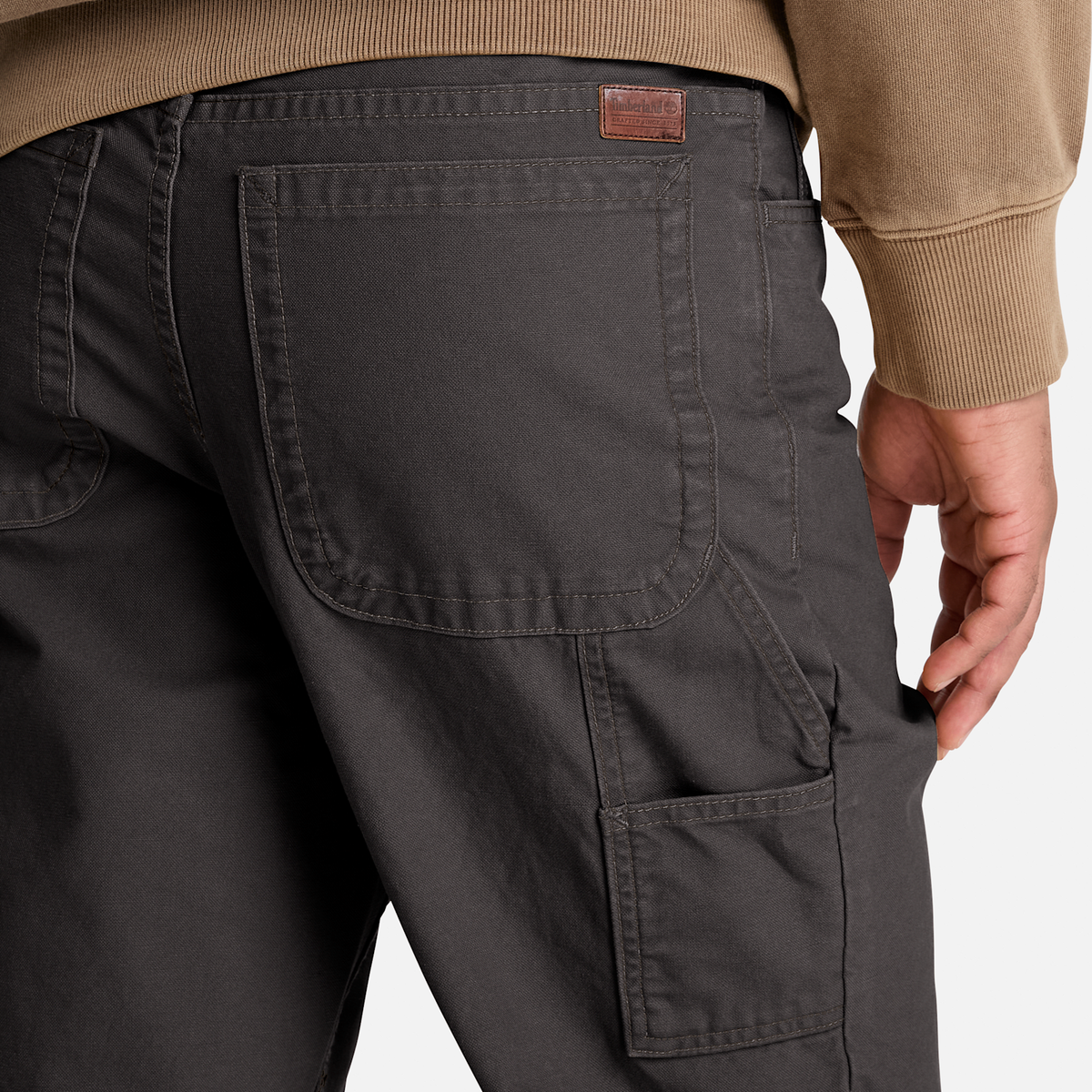 Mens Rindge Canvas Carpenter Pant TBL Vintage Black ALT3