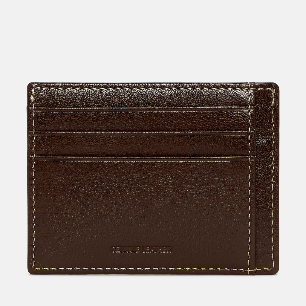Mens Ripley Leather Card Case TBL Brown ALT1