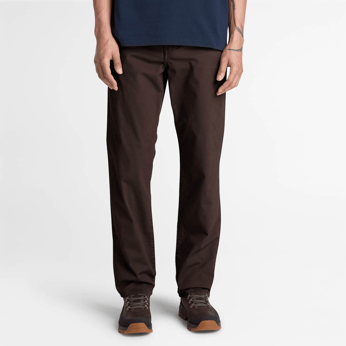 Mens Sandown Cavalry Twill Pant TBL Dark Brown ALT1