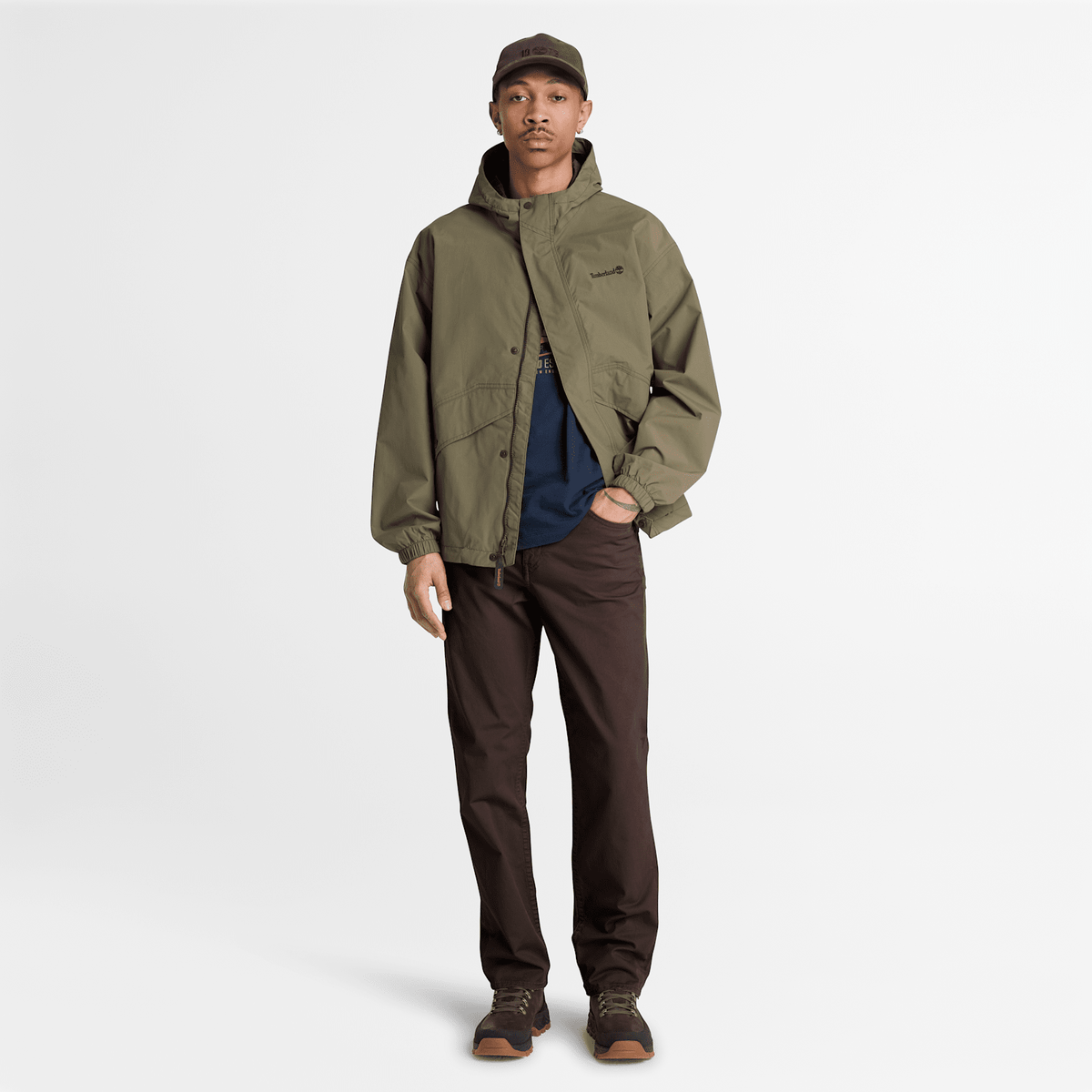 Mens Sandown Cavalry Twill Pant TBL Dark Brown ALT2