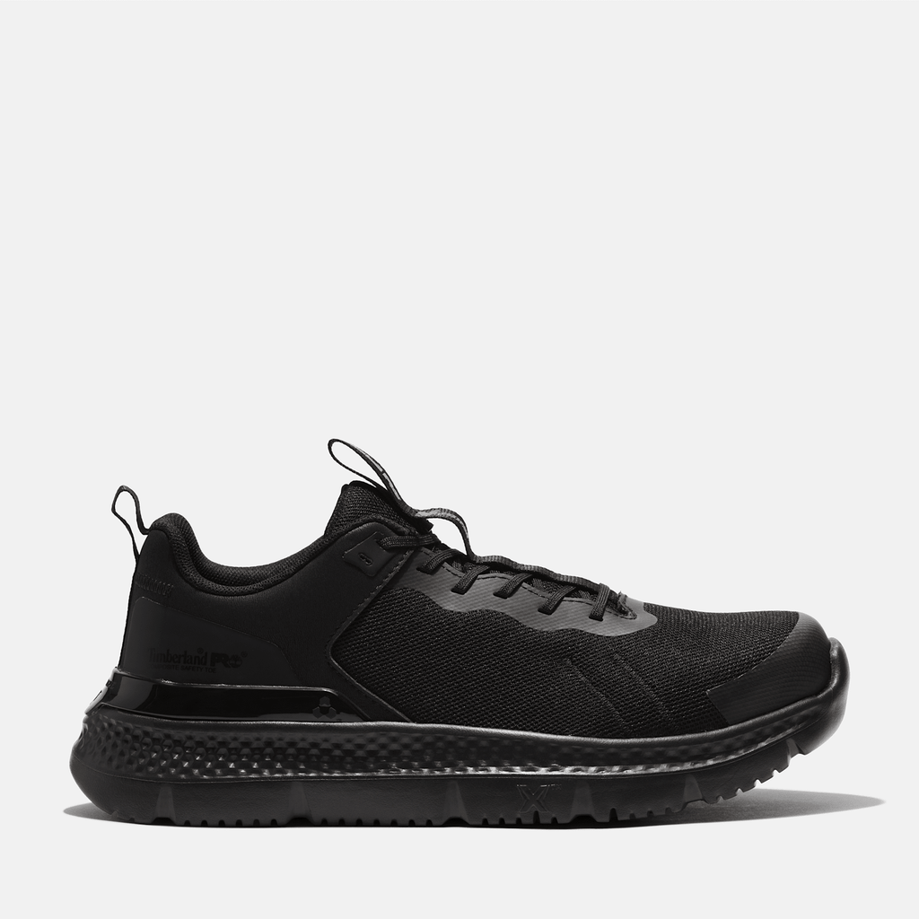 Mens Setra Composite Toe Work Sneaker TBL Black HERO