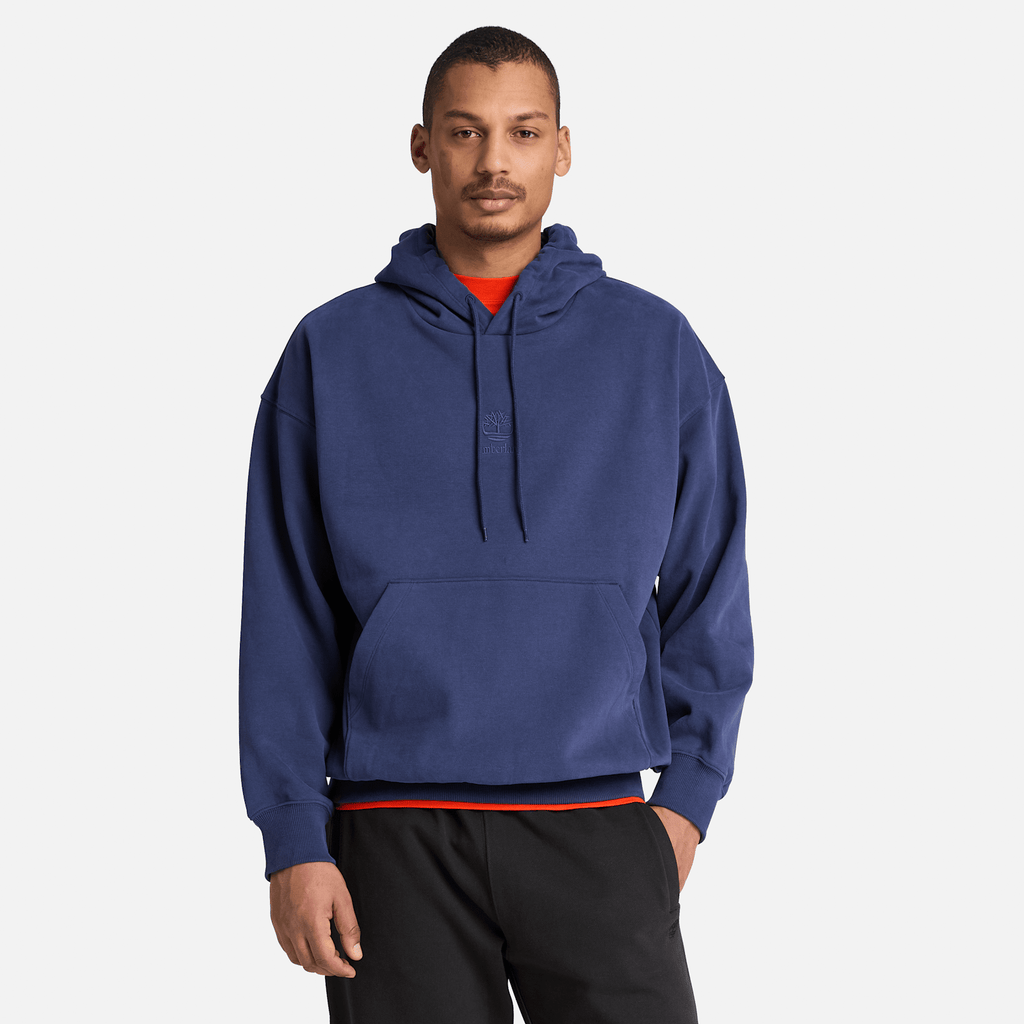 Mens Shorewood Heavyweight Core Hoodie TBL Dark Navy ALT1