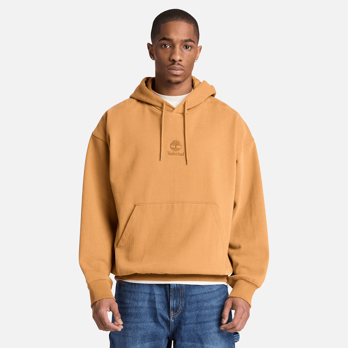 Mens Shorewood Heavyweight Core Hoodie TBL Wheat ALT1