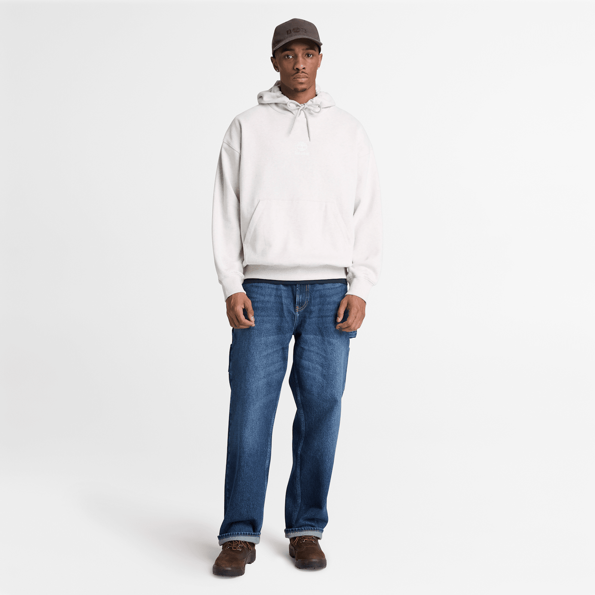 Mens Shorewood Heavyweight Core Hoodie TBL Light Oatmeal Heather ALT2