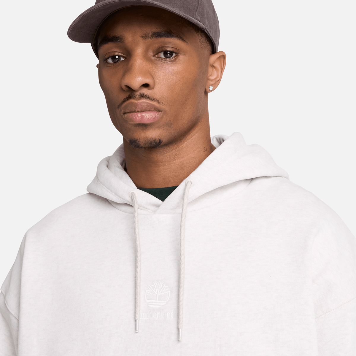 Mens Shorewood Heavyweight Core Hoodie TBL Light Oatmeal Heather ALT3