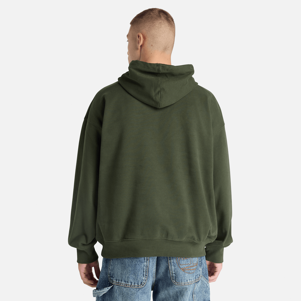 Mens Shorewood Heavyweight Core Hoodie TBL Dark Green ALT8