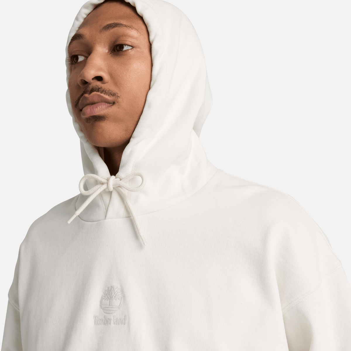 Mens Shorewood Heavyweight Core Hoodie TBL Vintage White ALT3