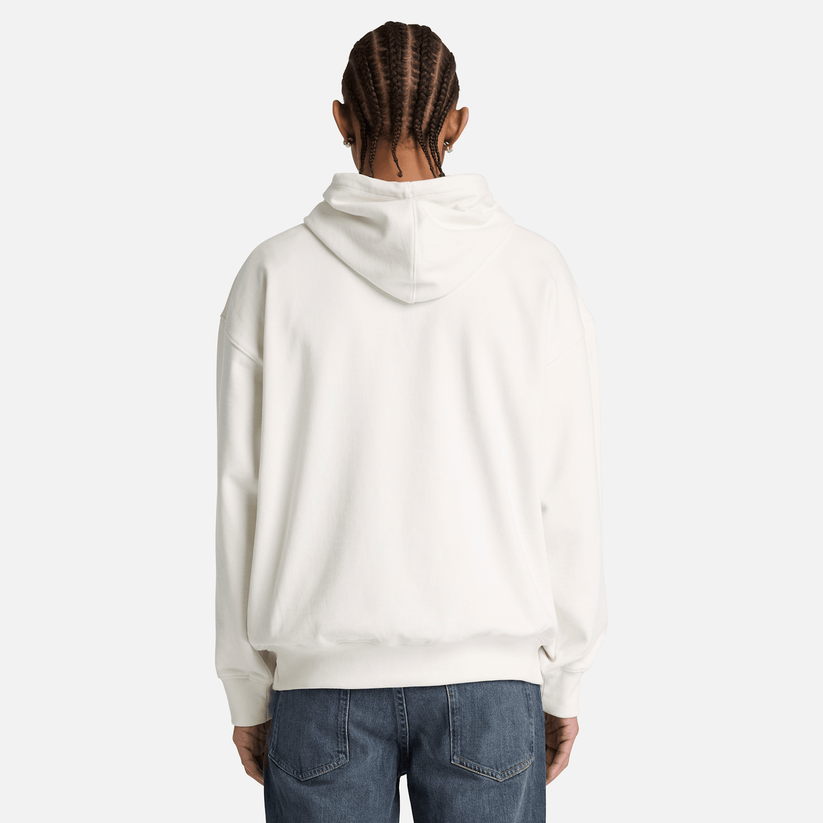 Mens Shorewood Heavyweight Core Hoodie TBL Vintage White ALT8