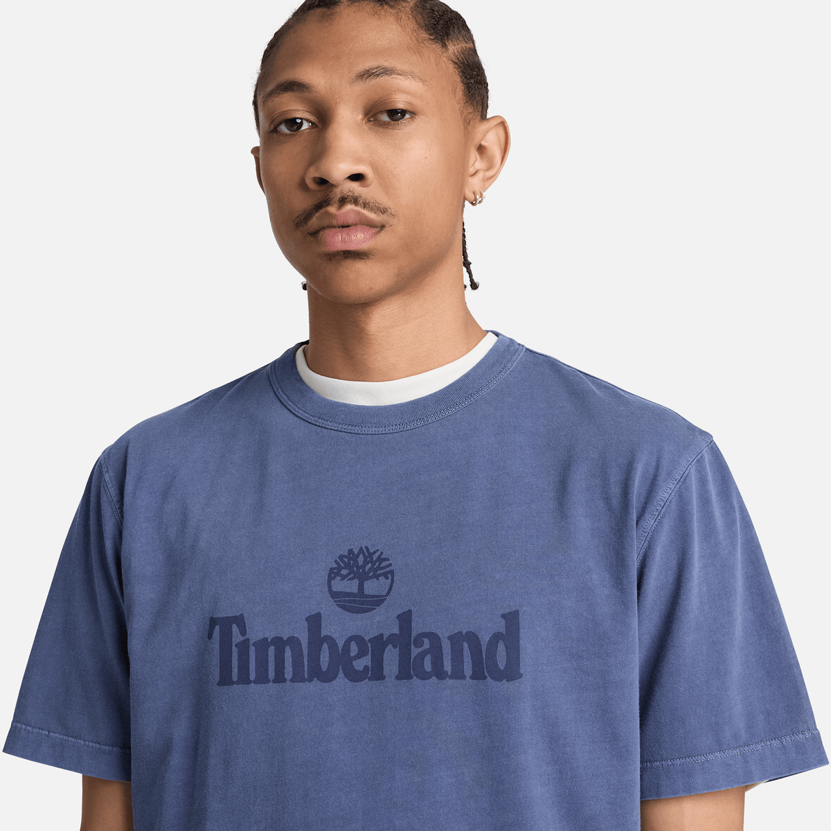 Mens South Cabot Garment Dye ShortSleeve TShirt TBL Dark Navy Wash ALT3
