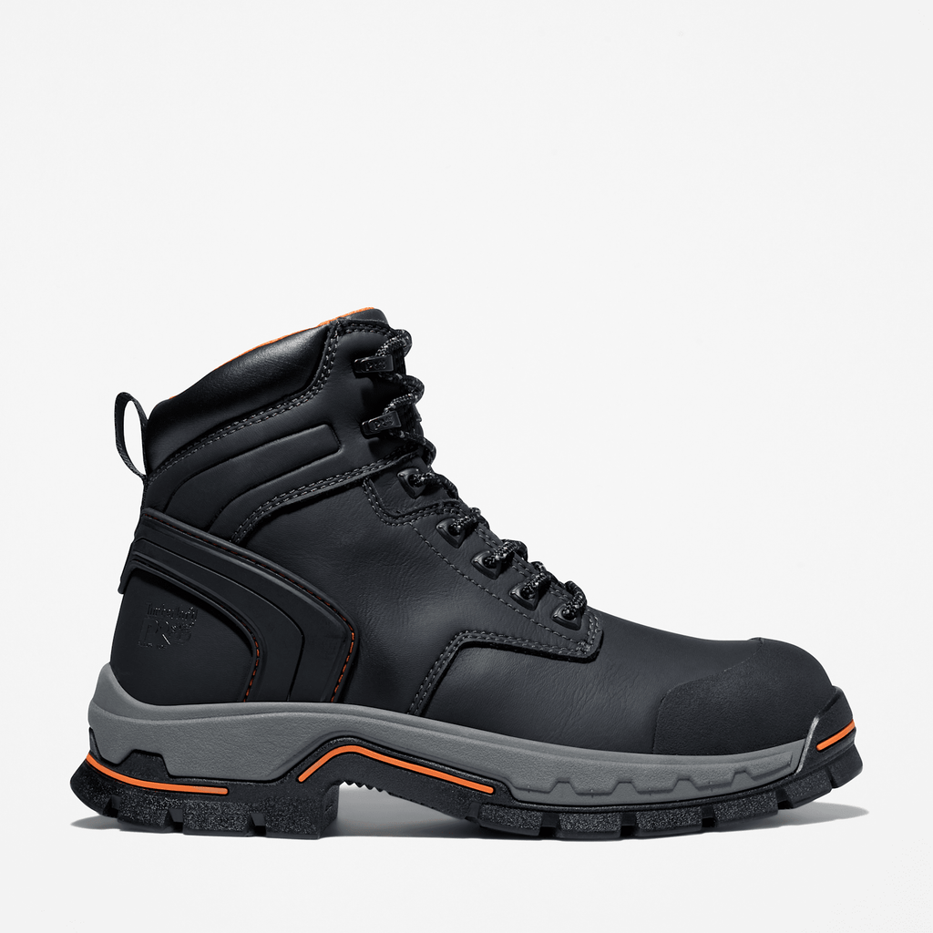 Mens Stockdale 6 Alloy Toe Work Boot TBL Black HERO