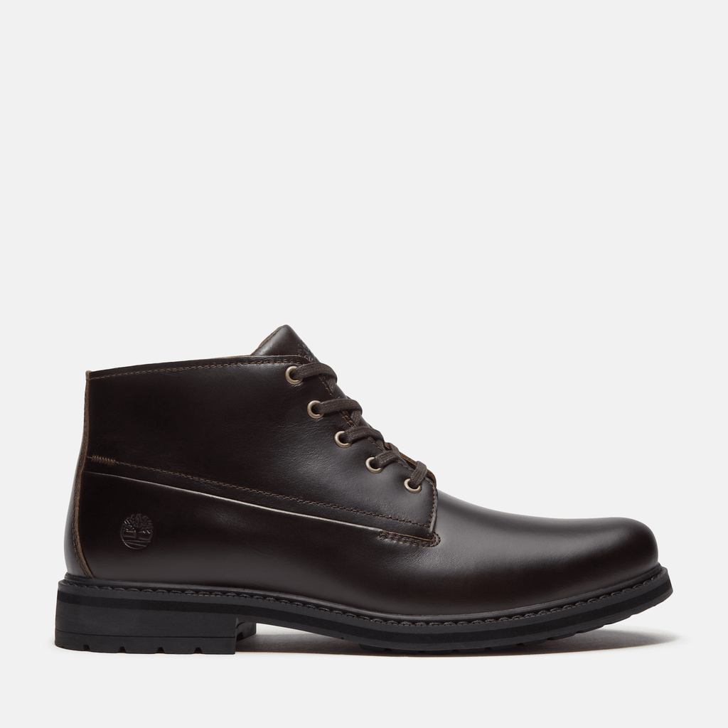 Mens Stormbucks Waterproof Chukka Boot TBL Dark Brown FullGrain HERO