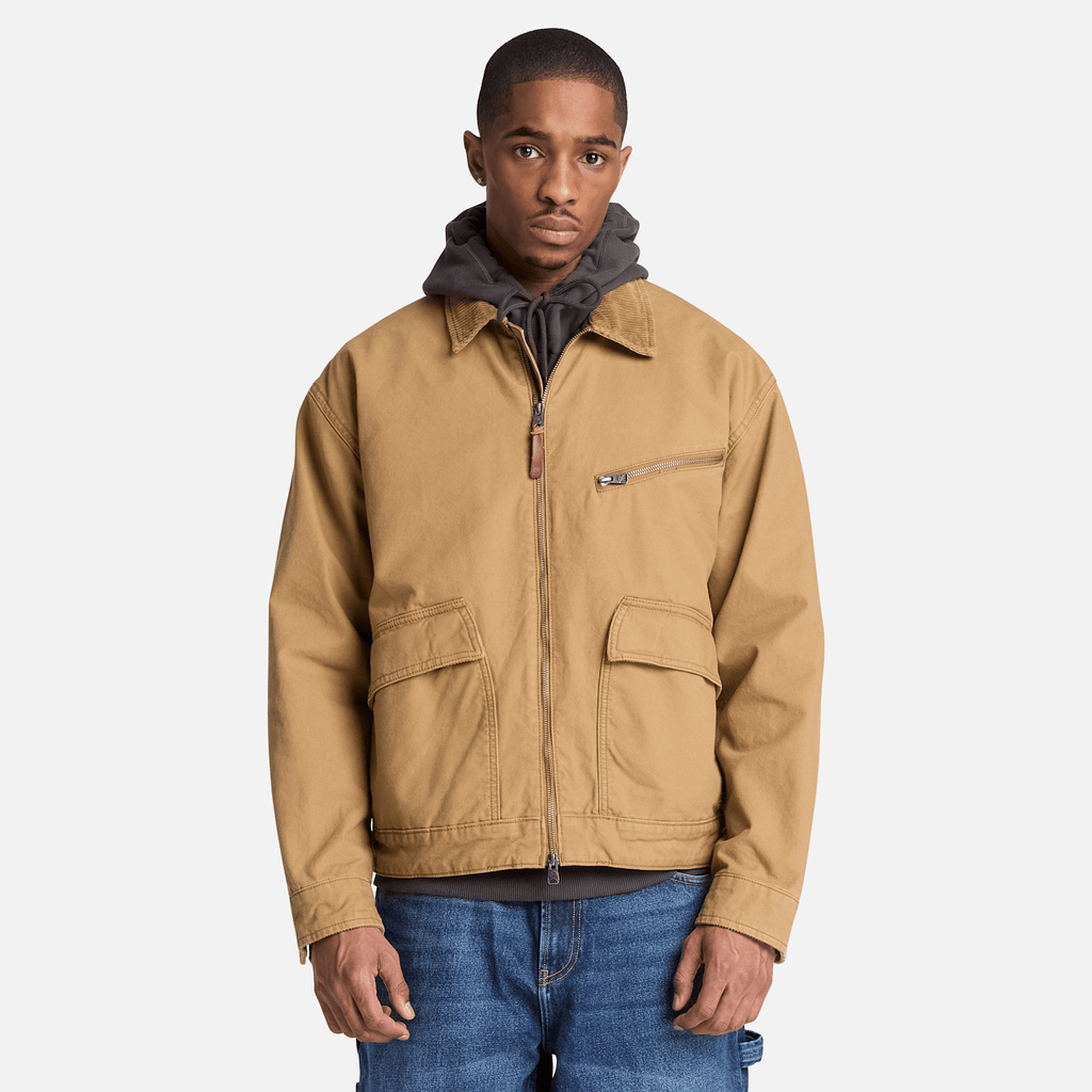 Mens Strafford Canvas Jacket TBL Medium Brown ALT1