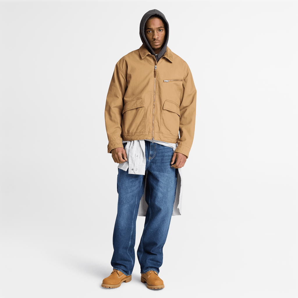 Mens Strafford Canvas Jacket TBL Medium Brown ALT2