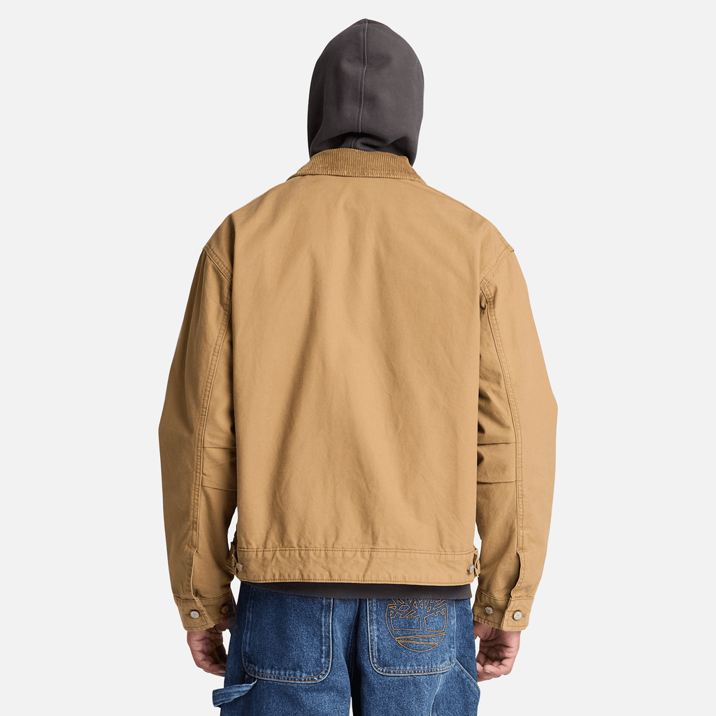 Mens Strafford Canvas Jacket TBL Medium Brown ALT8