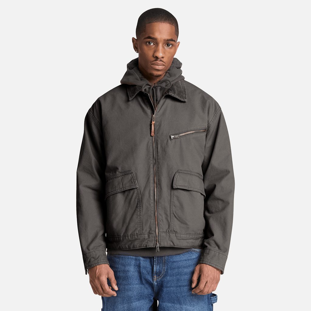 Mens Strafford Canvas Jacket TBL Vintage Black ALT1