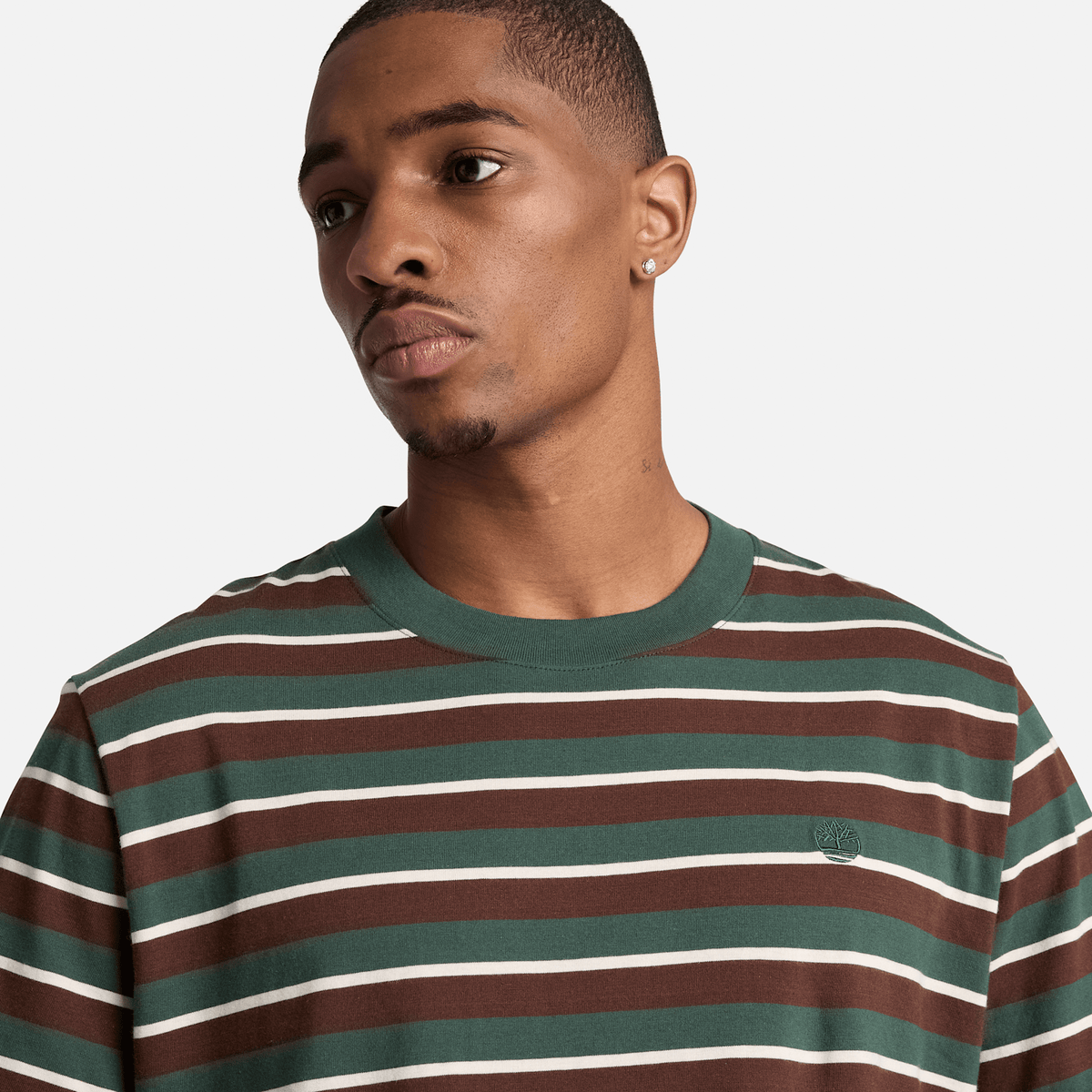 Mens Stripe ShortSleeve TShirt TBL Sycamore ALT3