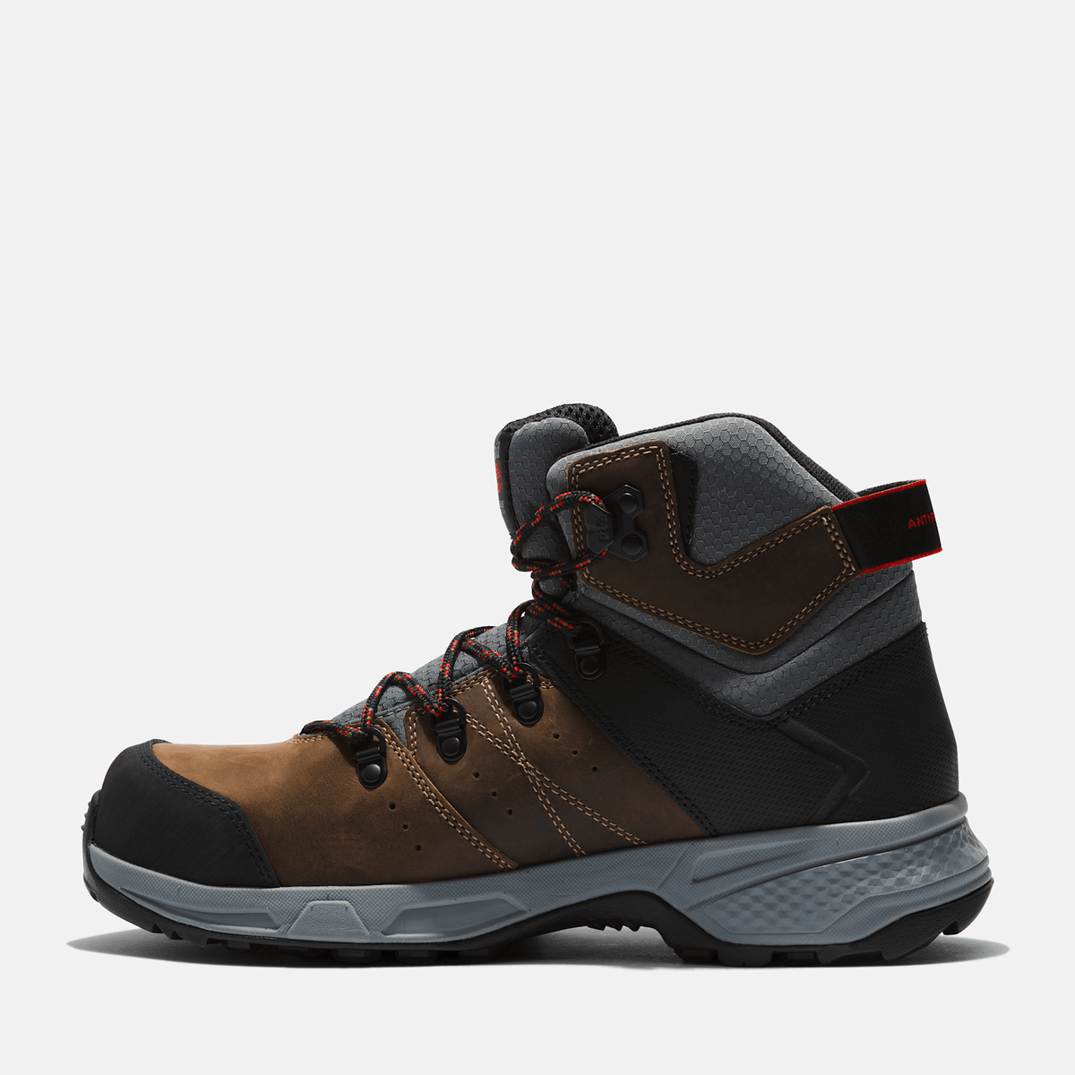 Mens Switchback Composite Toe Waterproof Work Boot TBL Turkish Coffee BrownRed ALT6