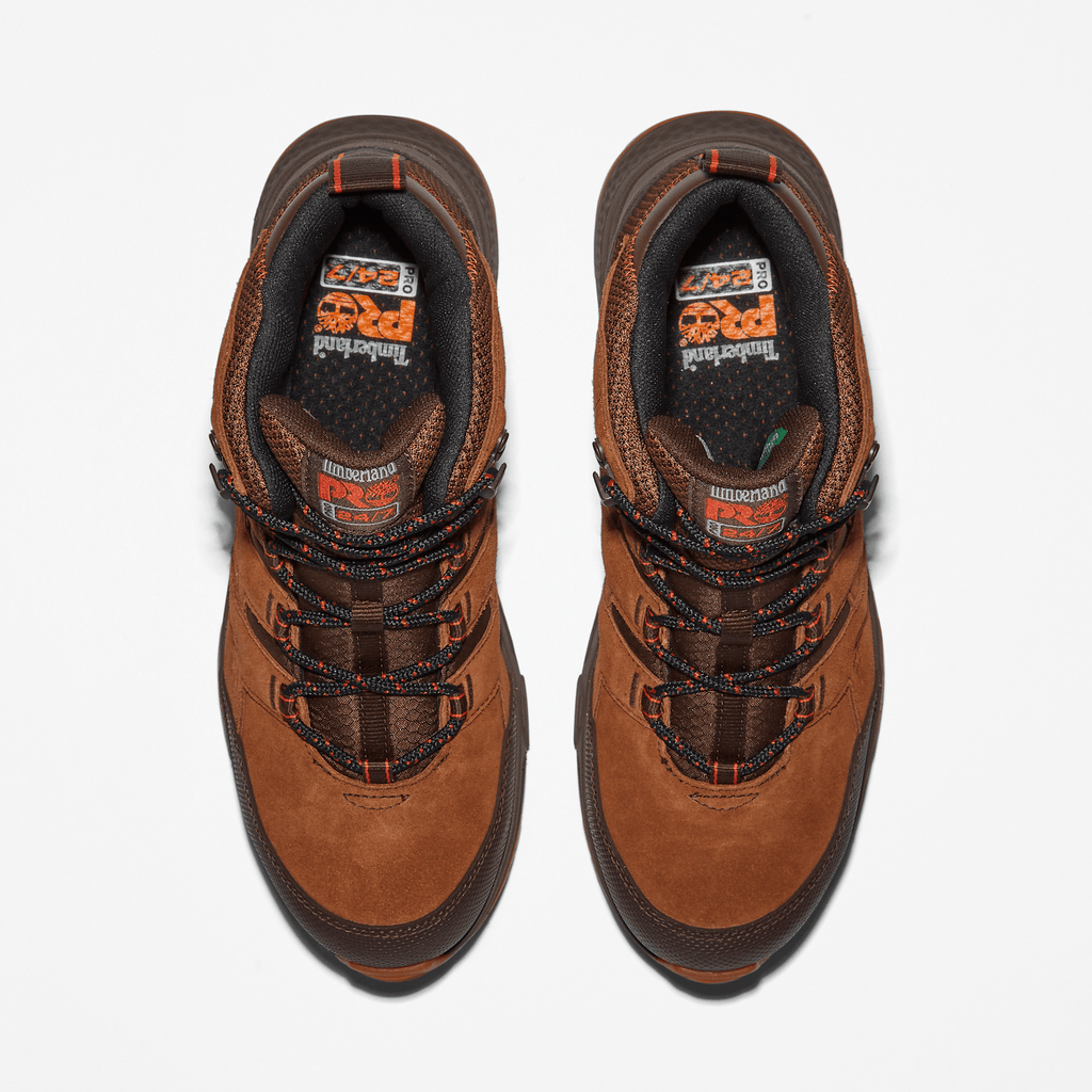 Mens Switchback LT Steel Toe Work Boot TBL Brown ALT2