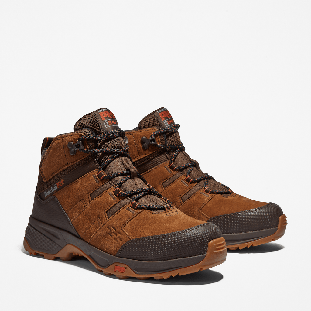 Mens Switchback LT Steel Toe Work Boot TBL Brown ALT4
