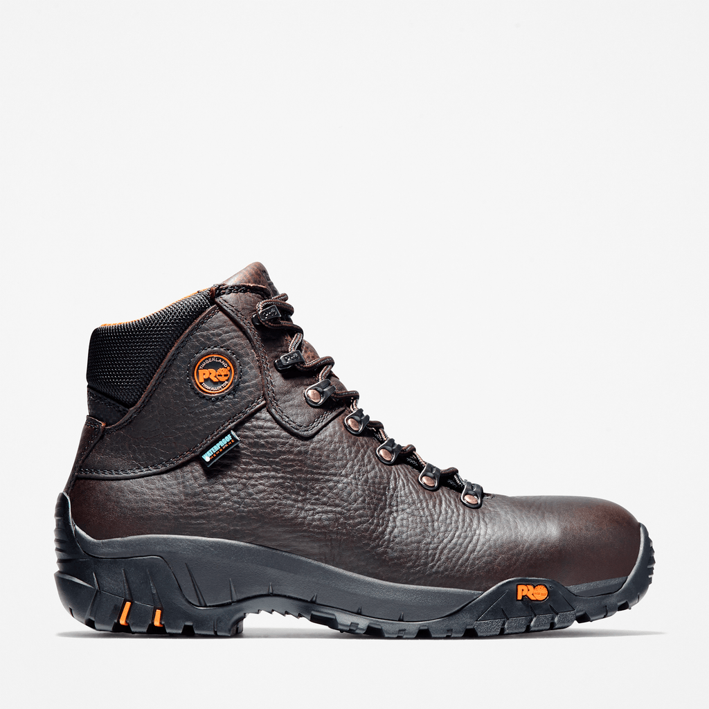 Mens TiTAN Alloy Toe Waterproof Work Boot TBL Brown HERO