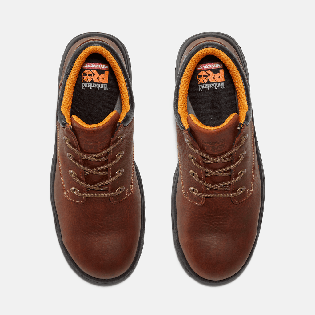 Mens TiTAN Casual Alloy Toe Work Shoe TBL Brown ALT2
