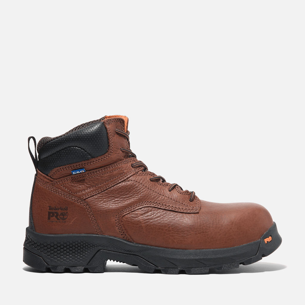 Mens TiTAN EV 6 Composite Toe Work Boot TBL Brown HERO