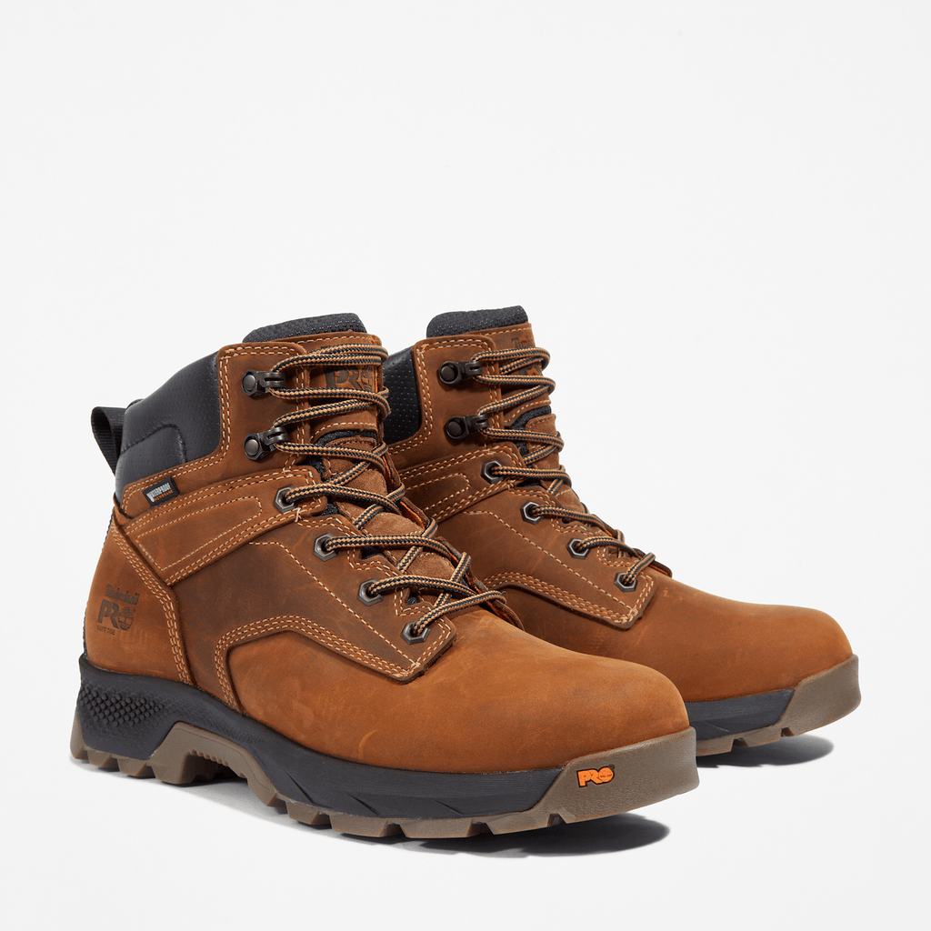 Mens TiTAN EV 6 Waterproof Work Boot TBL Brown ALT4