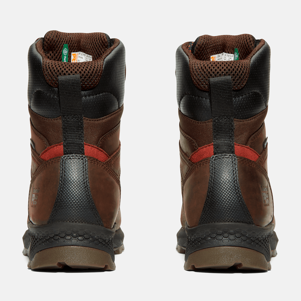 Mens TiTAN EV 8 Composite Toe Waterproof Insulated Work Boot TBL Potting Soil Brown ALT5