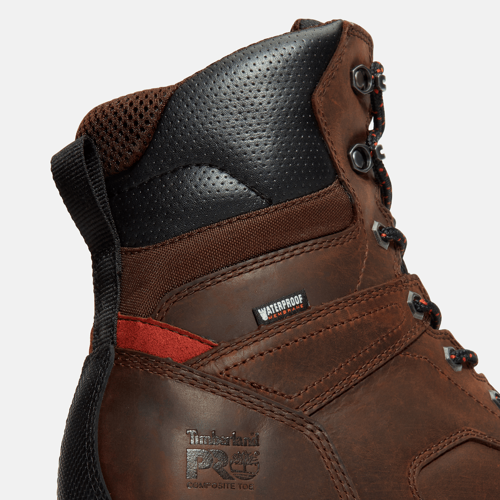 Mens TiTAN EV 8 Composite Toe Waterproof Insulated Work Boot TBL Potting Soil Brown ALT7