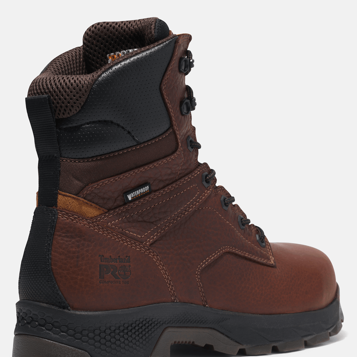 Mens TiTAN EV 8 Composite Toe Waterproof Work Boot TBL Teak Brown ALT7