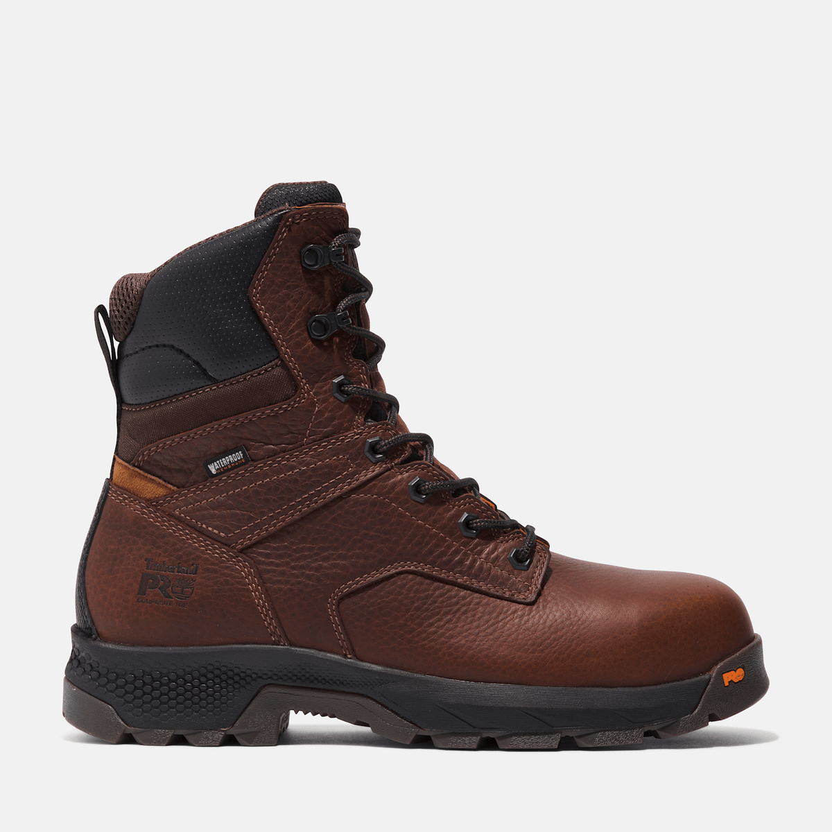 Mens TiTAN EV 8 Composite Toe Waterproof Work Boot TBL Teak Brown HERO