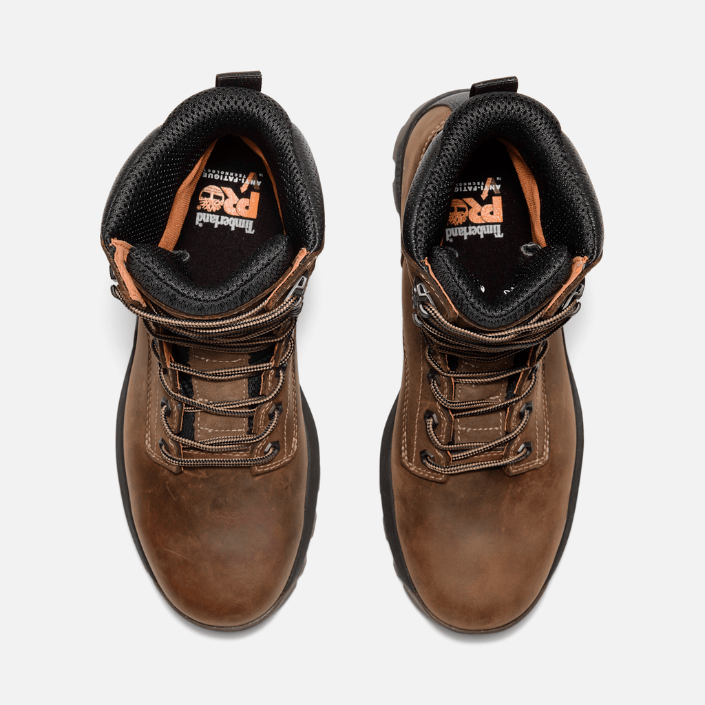 Mens TiTAN EV  8 SoftToe Waterproof Work Boot TBL Medium Brown FullGrain ALT2