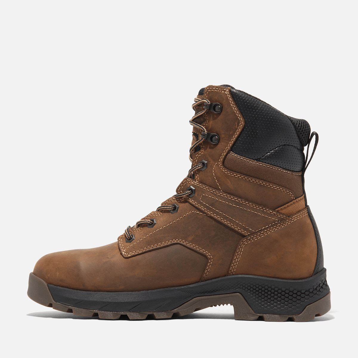 Mens TiTAN EV  8 SoftToe Waterproof Work Boot TBL Medium Brown FullGrain ALT6